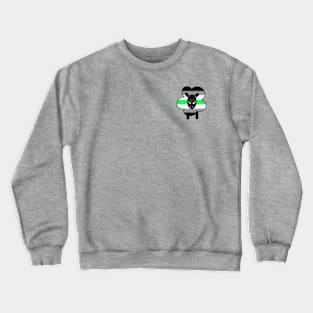 Proud Agender Rainbow Sheep Crewneck Sweatshirt